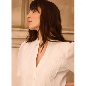 Mint Velvet White Ramie Mini Dress